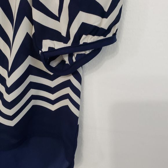 Hollywould Women's Medium Boho Style Blouse with 3/4 Sleeves - Picture 6 of 11